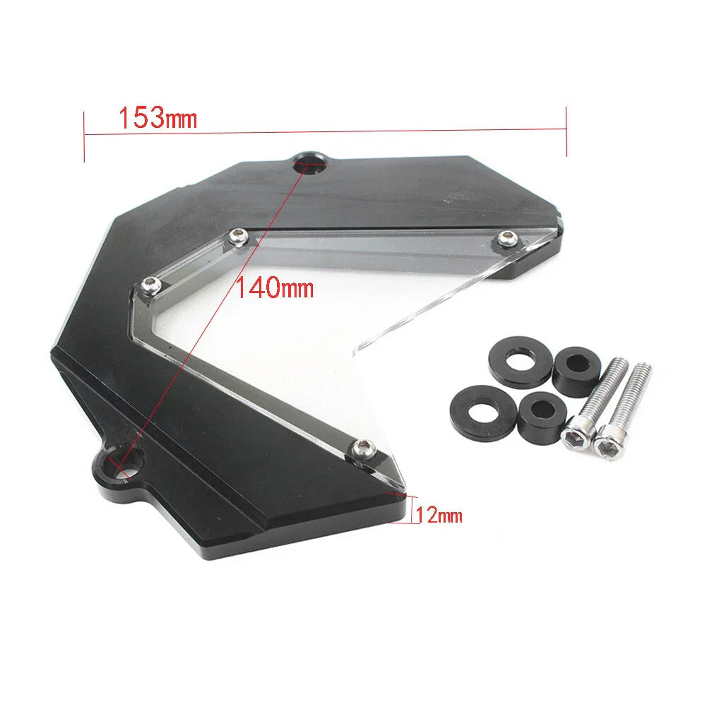 Black Motorcycle Front Sprocket Chain Guard Cover for Yamaha MT09 FZ09 (2013-2018)