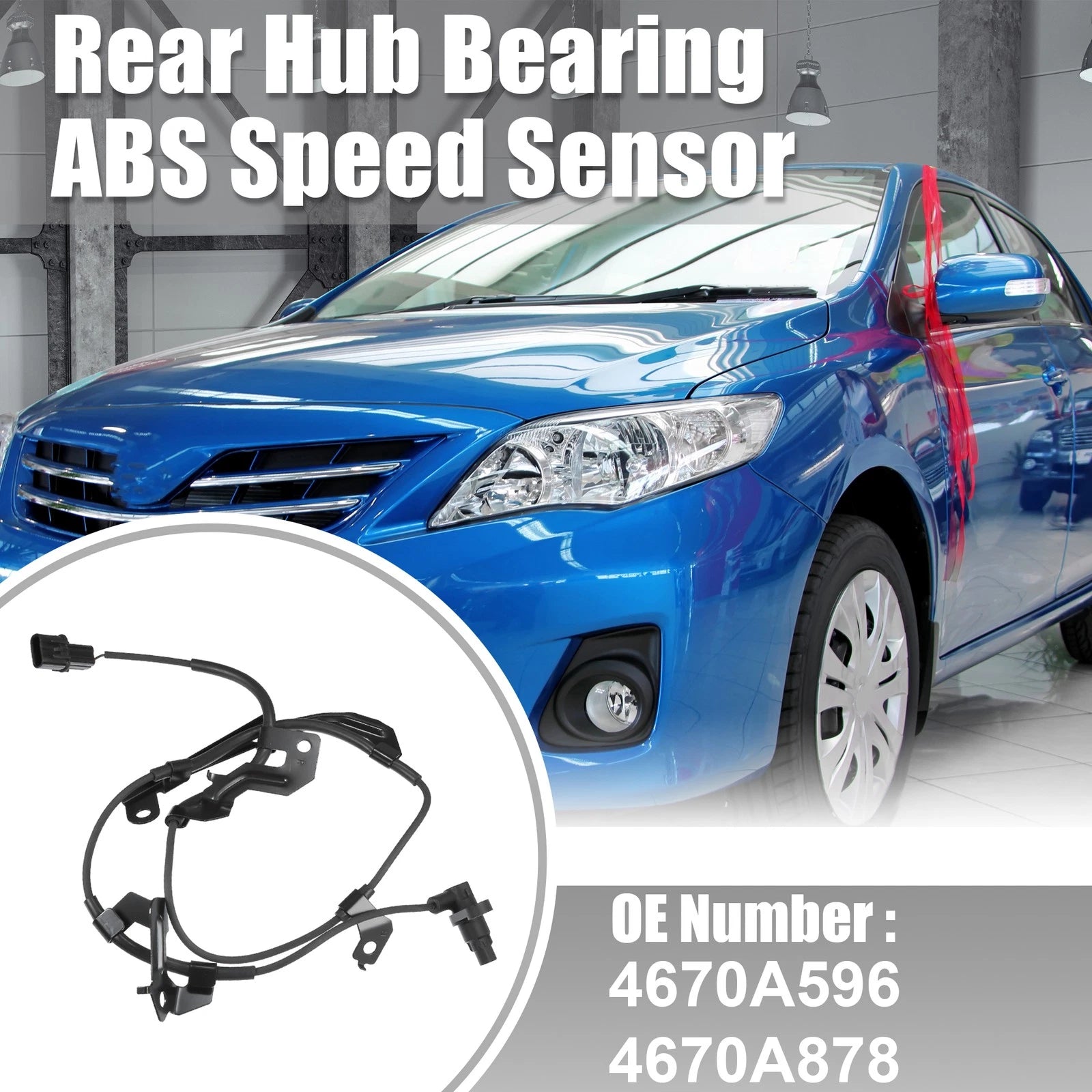 Front Right ABS Speed Sensor for Mitsubishi L200 (2012–2015) No.4670A596