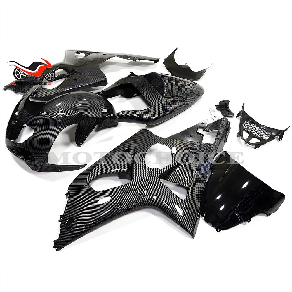 Black Carbon Fiber Fairing Kit for Suzuki GSXR1000 (2000–2002)