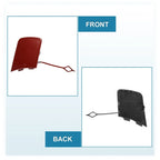 Red Front Bumper Tow Hook Cover for BMW X1 (2012-2015)