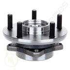 Set of 2 Front Wheel Hubs and Bearings + 2 Outer Tie Rod Ends for Dodge Avenger