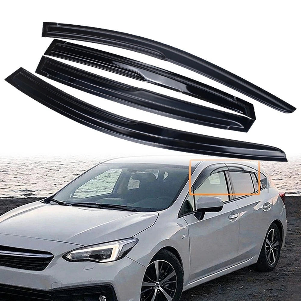 M Style Window Visors Rain Guard for Subaru Impreza Hatchback (2017–2023)