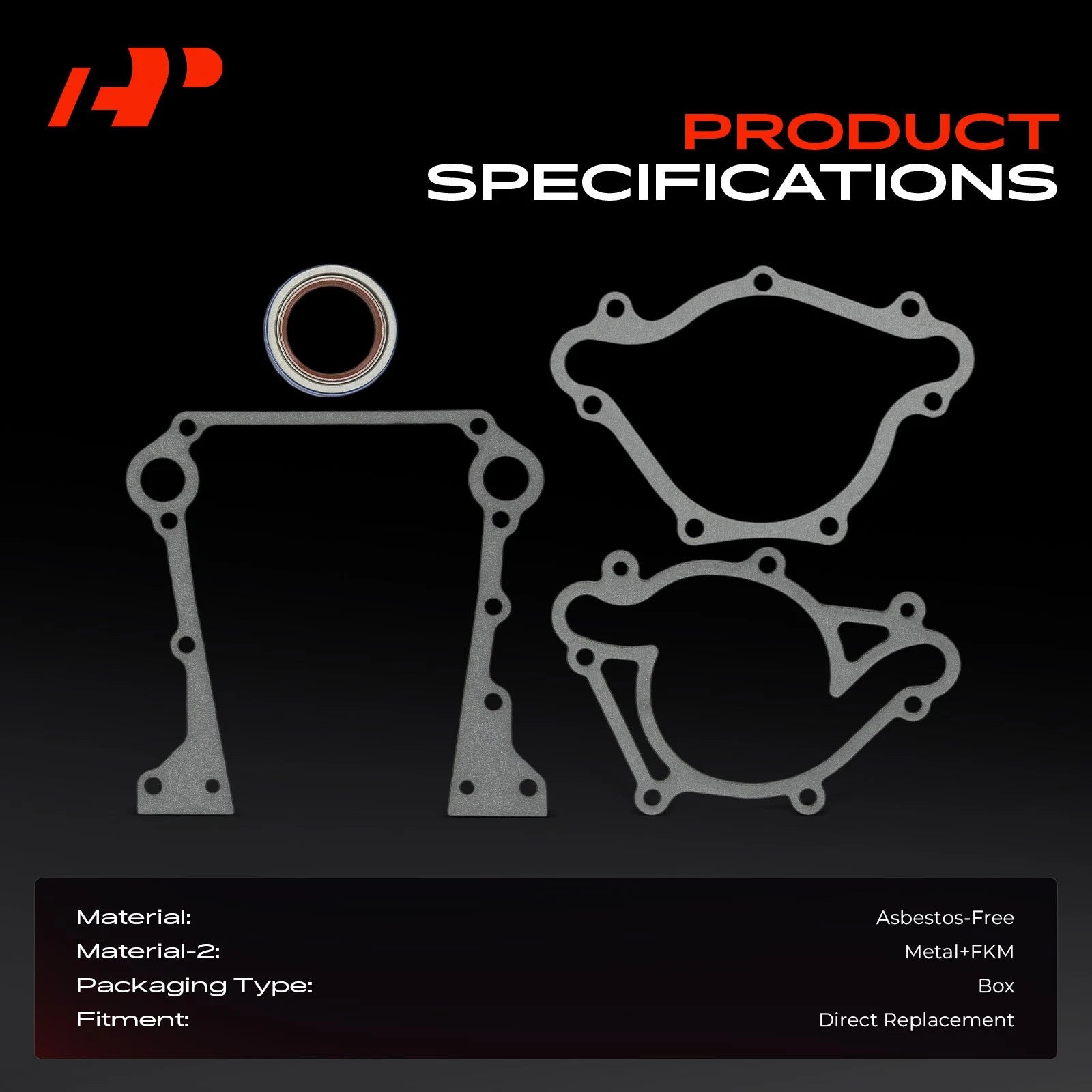 Engine Timing Cover Gasket Set for Jeep Grand Cherokee (1993–1996)