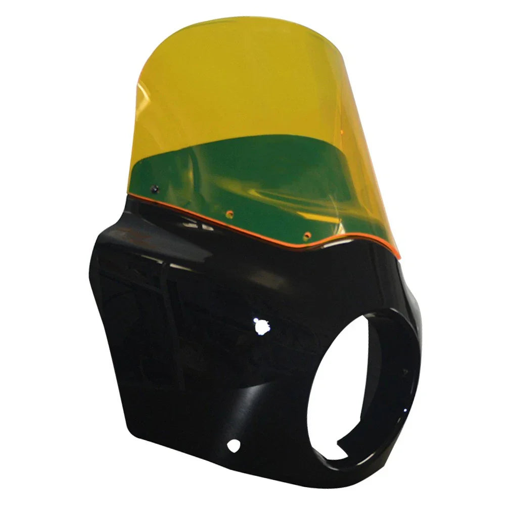 11" Headlight Fairing w/ Yellow Windshield for Harley Sportster 883 (2011-2022)