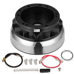 6-Bolt Hub Adapter for Ford Fairlane Mustang (1965–1969) - Black Aluminum
