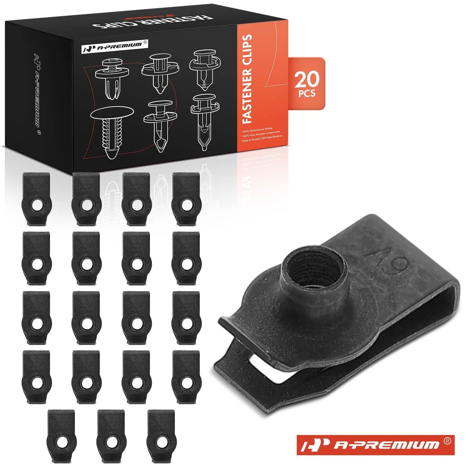 20Pcs U Nut for Ford Ranger (2004–2011)