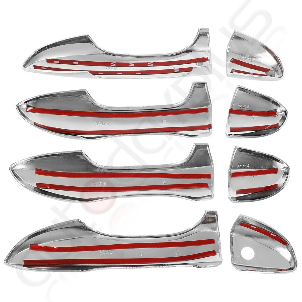 Set of 4 Chrome Door Handle Covers for Toyota Corolla (2014–2018)