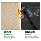 3D Diamond Pattern Cargo Liner Trunk Mat for Honda CR-V (2023–2024) Beige XPE