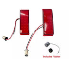 LED Tail Lights with Flasher Pair for 1941 Ford Car (1941–1941)