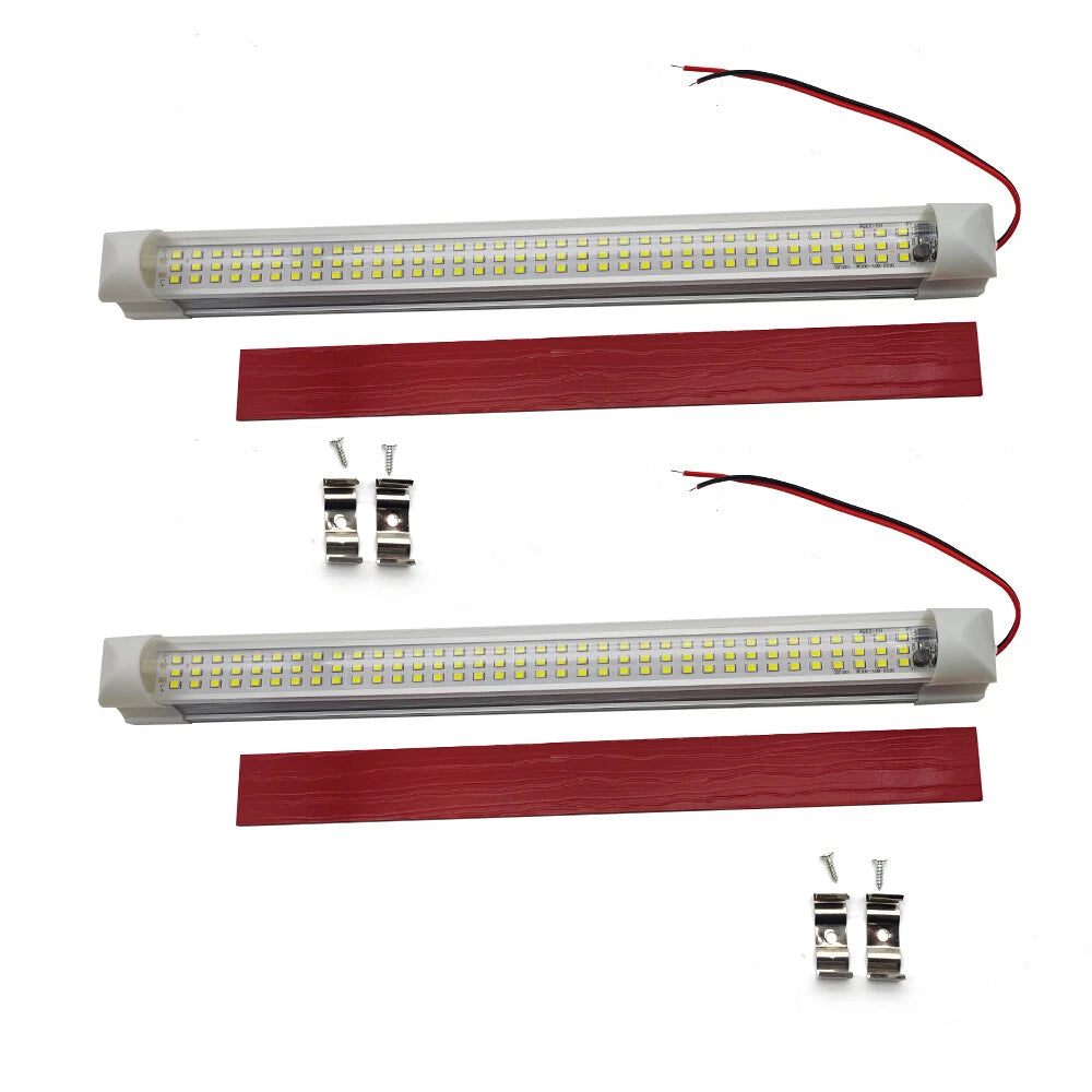 4Pcs 12V 108 LED Ceiling Dome Light Bar for RV Trailer Camper