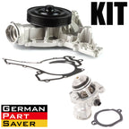 Engine Water Pump Kit with Gasket and Thermostat for Mercedes W204 W211 W251 W164 (2007–2016)
