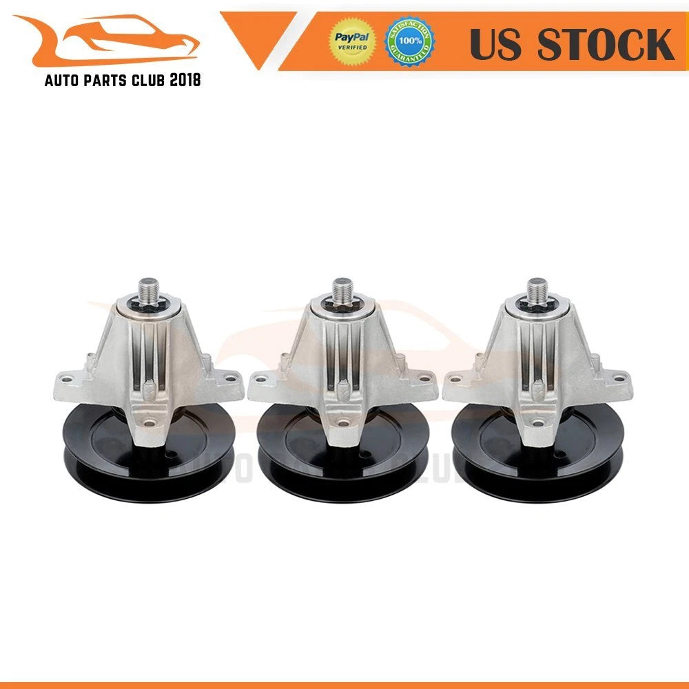 3 Spindle for Cub Cadet XT1-LT54, XT2-LX54 (54 Inch Deck) 618-06979, 918-06979