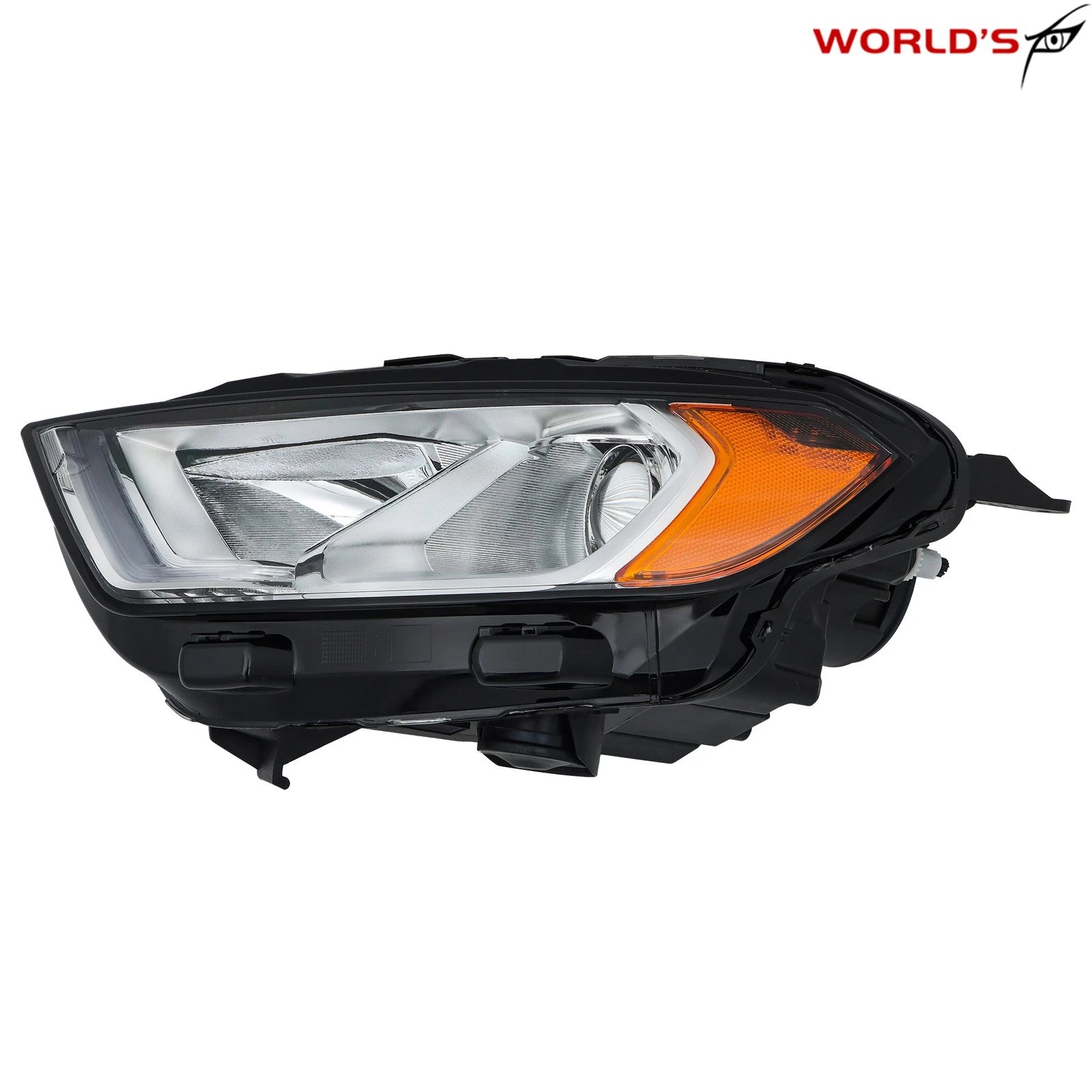 Headlight Assembly for Ford EcoSport (2018–2023) Halogen with LED DRL Chrome