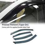 Set of 4 Window Deflectors for Nissan Altima (2013–2018) Black Vent Visor