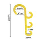 PVC Insulated Cable Triple Hook Holder for Construction Sites