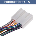 Set of 2 Car Stereo CD Player Wiring Harness for Dodge Stealth (1994–1996)