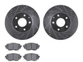 Front Brake Pad and Rotor Kit for Mazda 3 Sport (2014–2018) RV667BR