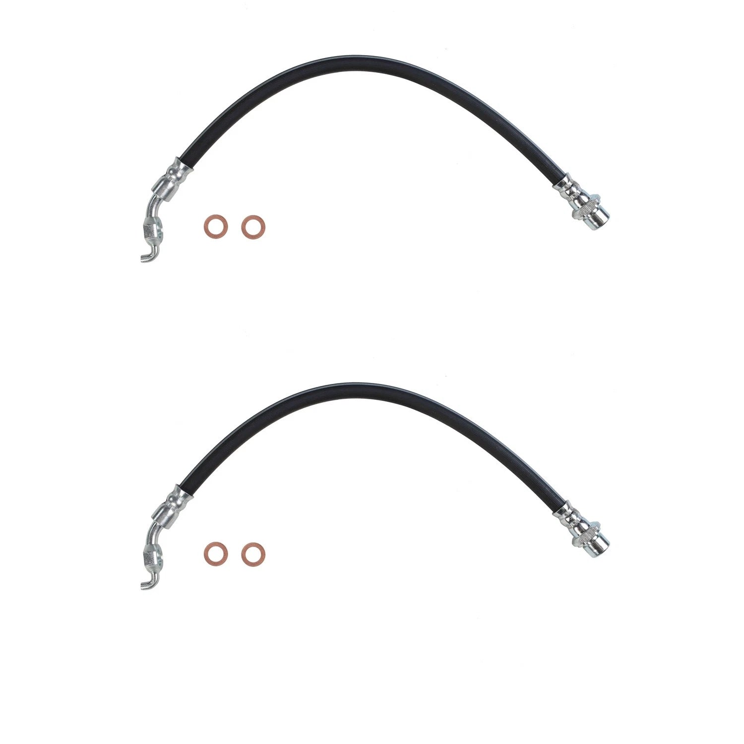 Set of 2 Front Brake Hydraulic Hoses for Lexus GS300 IS250 RWD (2006–2015)