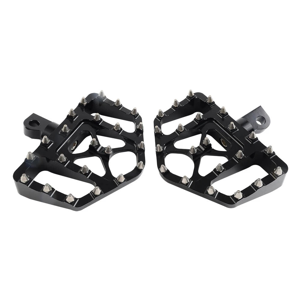 Wide MX Style Foot Pegs for Harley Touring Sportster Softail Dyna