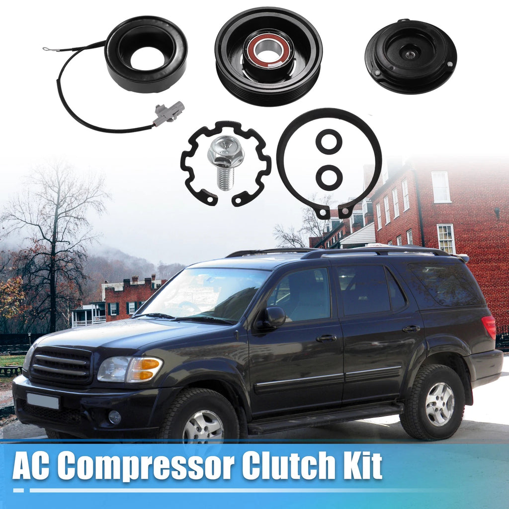 Set of 1 AC Compressor Clutch Kit for Toyota Sequoia (2001–2007)