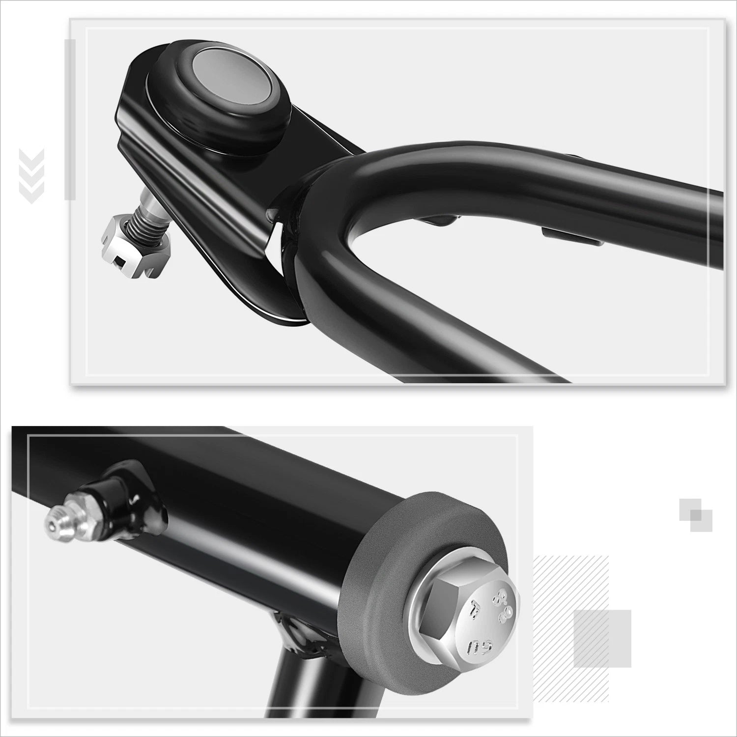 Set of 2 Front Upper Control A-Arms for Yamaha Banshee 350 (1991–2006)