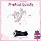 Crystal High Heel Shoe & Magic Bag Car Air Vent Clip Charm Bling (2010-2020)