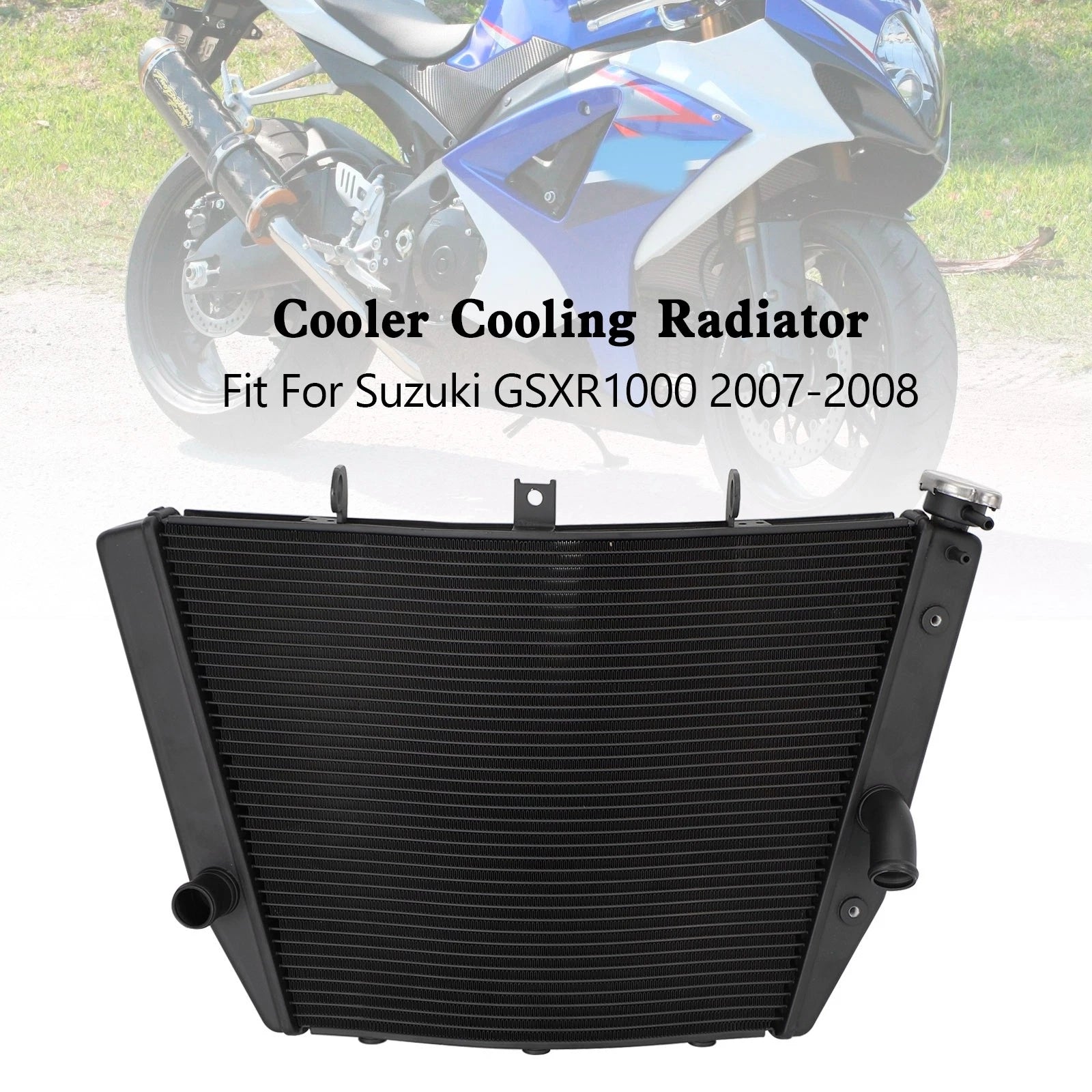 Aluminum Radiator for Suzuki GSXR1000 GSX-R 1000 (2007–2008)