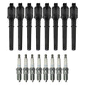 Set of 8 Ignition Coils & NGK Laser Iridium Spark Plugs for Ford Mustang GT (2005–2014)