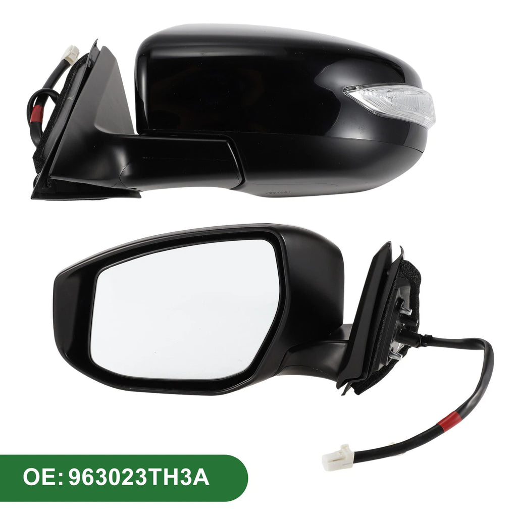 Left Side Door Mirror for Nissan Altima (2013–2018) Manual Folding Black