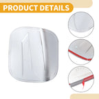 Fuel Tank Door Cap for Toyota CHR (2018–2025) Chrome Silver Tone
