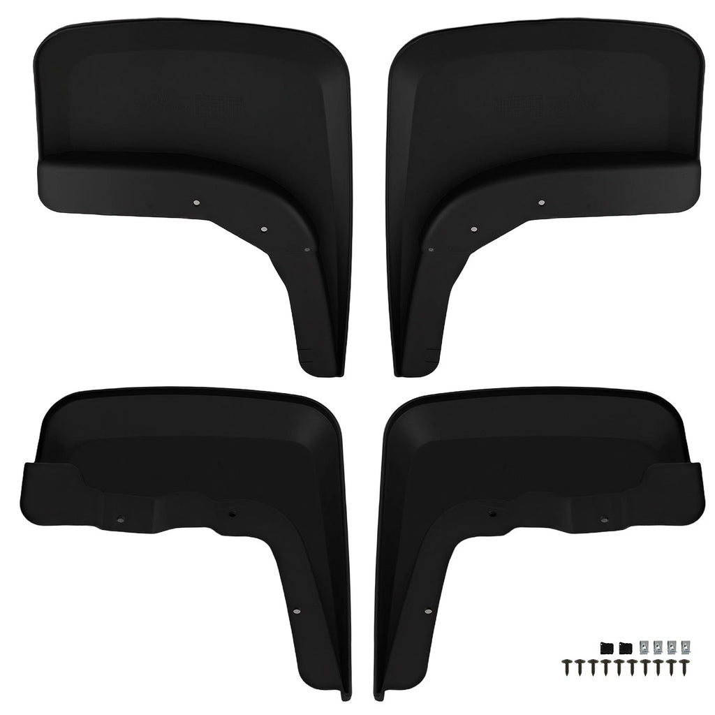 Mud Flaps Protection Kit for Chevrolet Silverado 1500 (2022–2024) Black