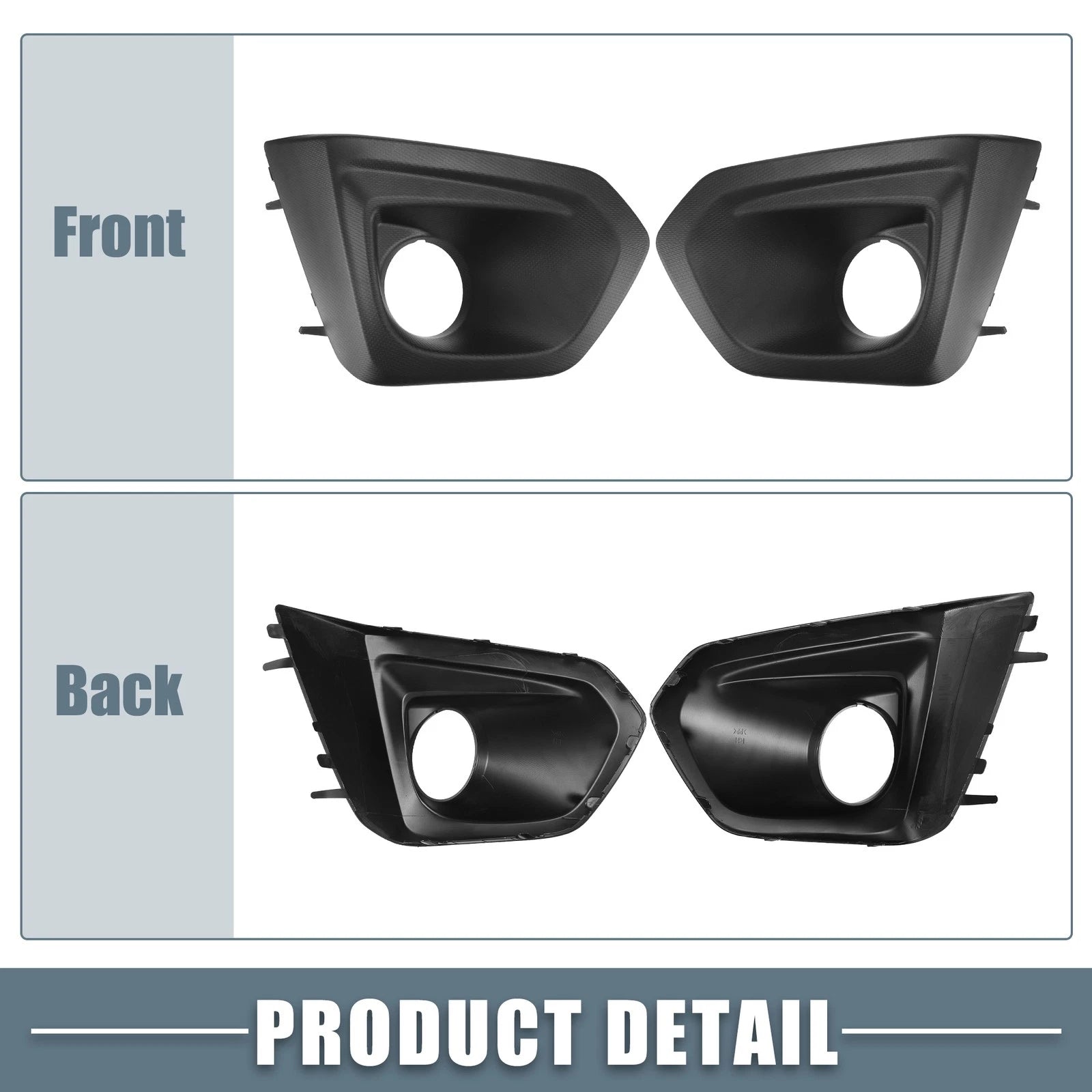 Set of 2 Fog Light Grille Cover Trim for Subaru (57731FJ020, 57731FJ030)