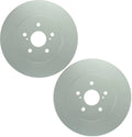 Set of 2 Bosch QuietCast Front Disc Brake Rotors for RX330 RX350 Highlander