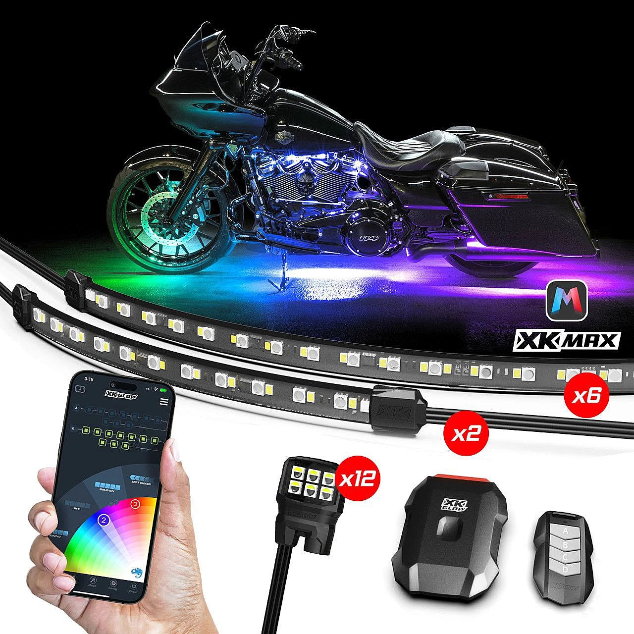 LED Underglow Kit for - 20 Pieces