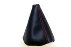 Manual Shift Boot Cover for Audi TT (2008–2016) Red Stitch PVC Leather