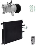 AC Compressor Kit with Condenser for Dodge Ram 1500 3.7L (2010–2010)