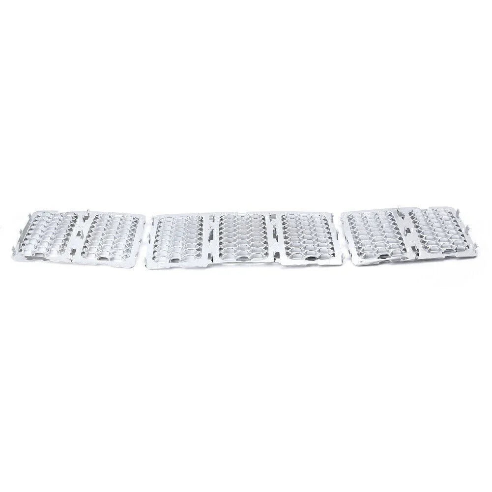 Grille Mesh Insert Trim for 2016-2019 Jeep Grand Cherokee Chrome