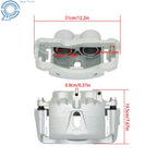 2X Front Brake Caliper with Bracket for Chevrolet Silverado Express 3500 (2003–2023)