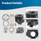 Cylinder Head Piston Gasket Top End Kit for Polaris Scrambler 90 (2001–2003)