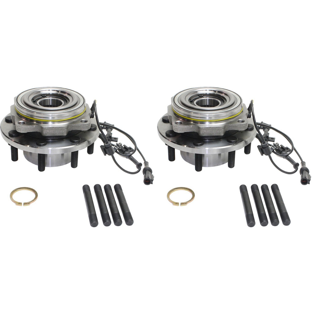 Set of 2 Wheel Hubs for Ford F-250 Super Duty 4WD (2005–2009)