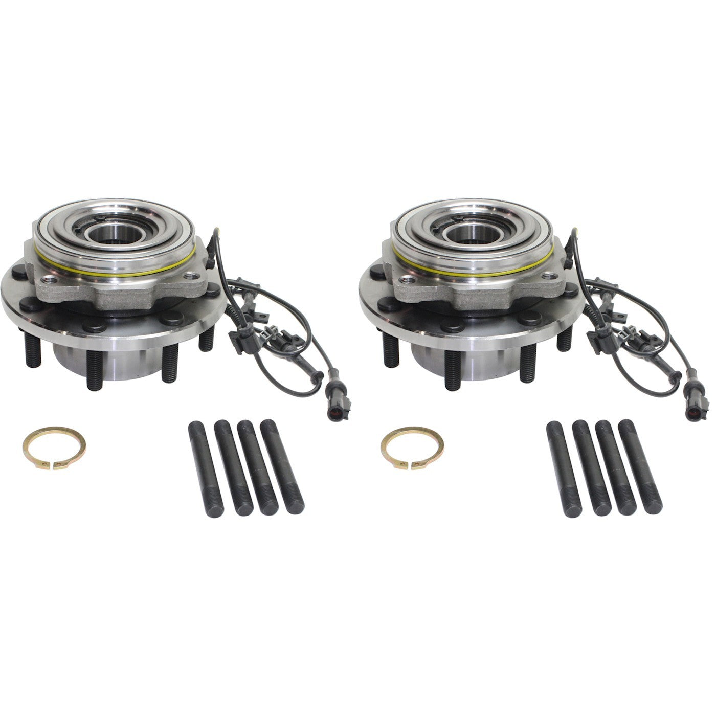 Set of 2 Wheel Hubs for Ford F-250 Super Duty 4WD (2005–2009)