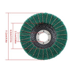 Set of 10 Flap Discs 120 & 240 Grit for Angle Grinder 4-1/2"