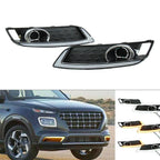 ABS Front LED Daytime Running Lights for Hyundai Venue (2020-2023)