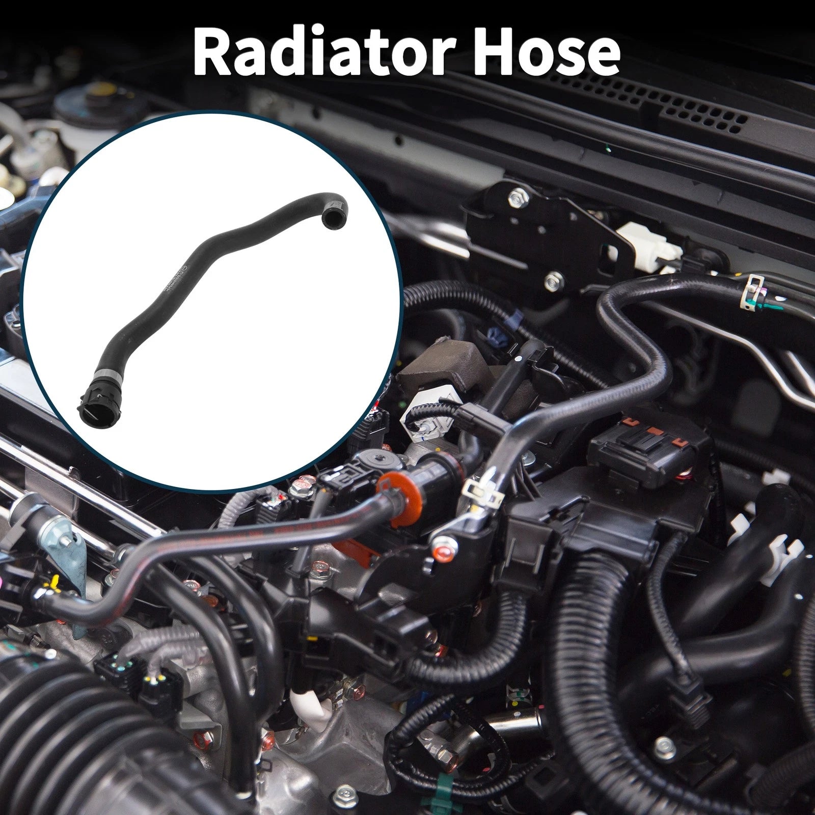 Radiator Hose Coolant Pipe for Audi Q5 (2014) No. 8R0121036B Rubber