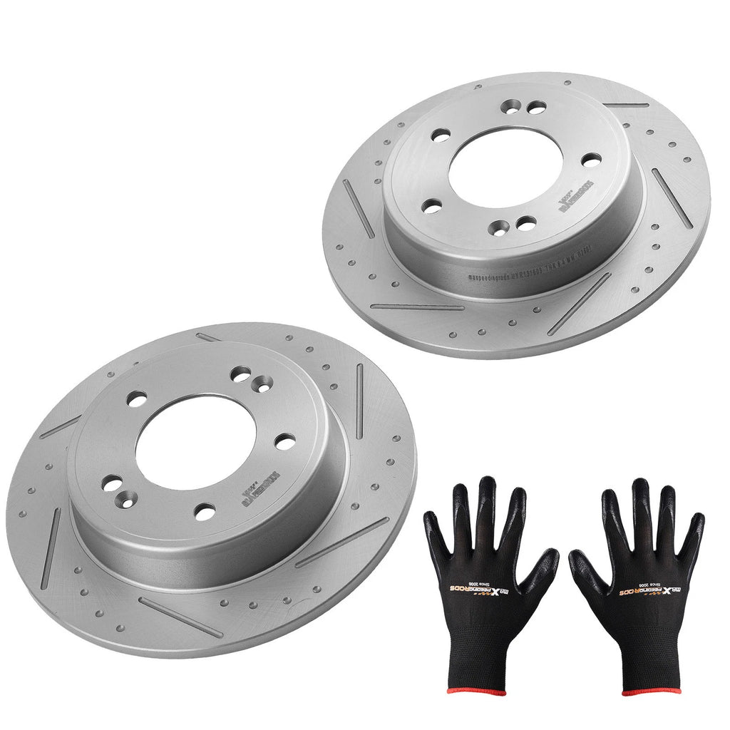 Rear Brake Rotors Kit for Kia Forte Koup (2014–2016) & Hyundai Venue (2020–2026) S31603
