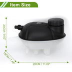Coolant Expansion Overflow Tank w/ Cap for Mercedes-Benz C300 C43 (2015-2023)