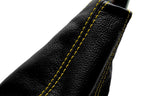 Leather Manual Shift Boot for Acura RSX (2002–2006) Yellow Stitch