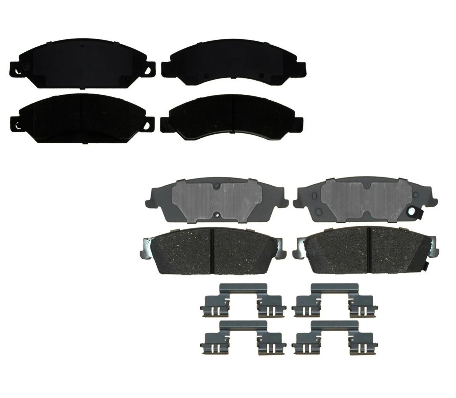 Set of 4 Ceramic Brake Pads for Cadillac Escalade, Avalanche, Yukon (2007)