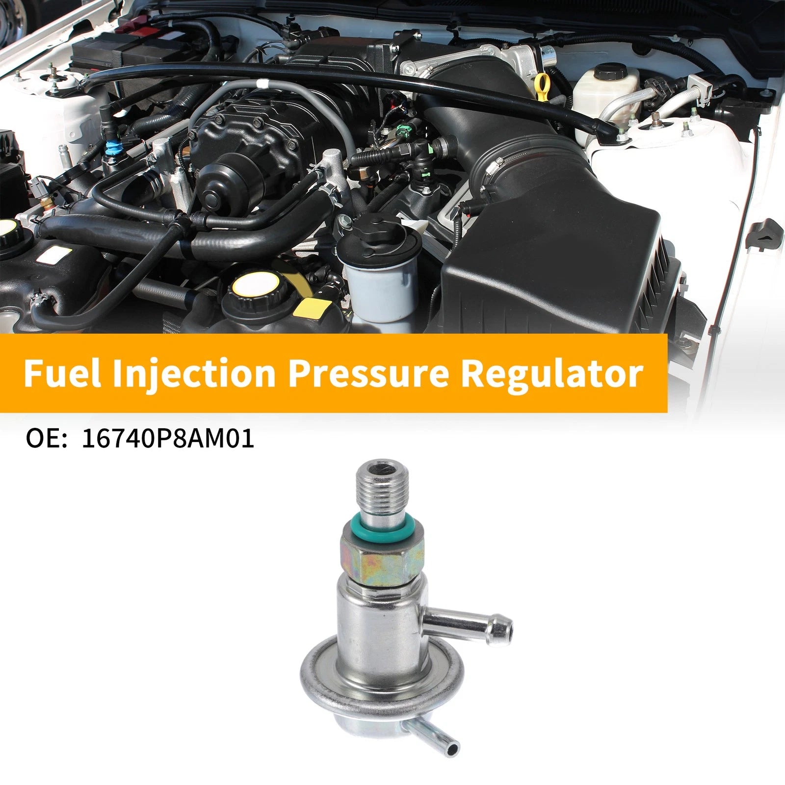 Fuel Pressure Regulator for Honda Odyssey (1999–2001) No. 16740P8AM01 Metal