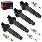 Set of 4 Ignition Coils w/ Spark Plug for Yamaha YZF R6/YZF R6S (1999–2002)
